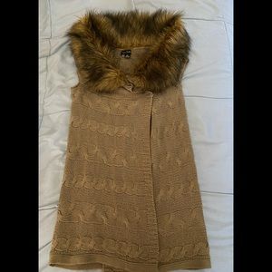 River Island Faux Fur Vest